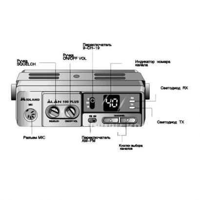 Радиостанция Alan-100 plus фото 2