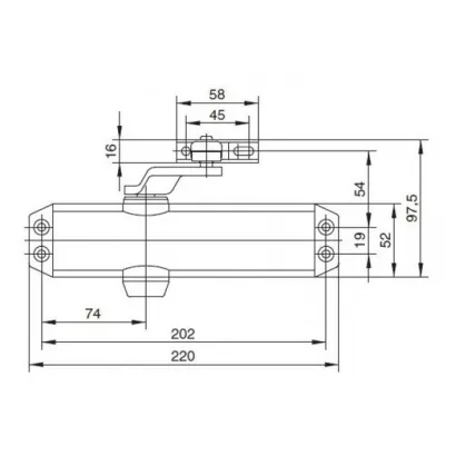 Abloy DC120---9016 (белый) фото 1