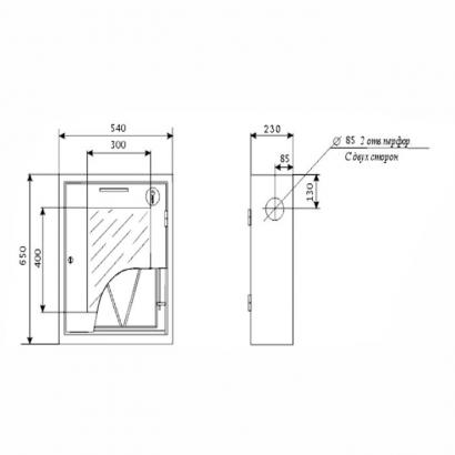 Шкаф пожарный Ш-ПК01 НОКЛ (ШПК-310 НОКЛ) фото 2