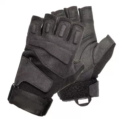 Перчатки армейские BlackHawk S.O.L.A.G. Special Ops Assault 1/2 Finger фото 1