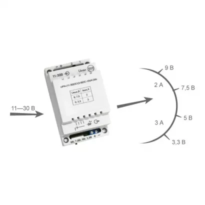 UPN-(11-30) DC/(3-9) DC-15VA DIN фото 1