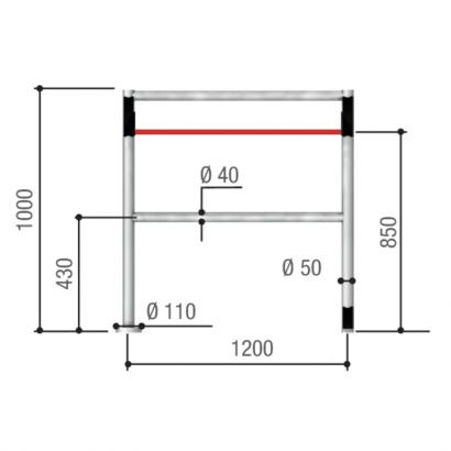 Створка CAME 001PSUS120D фото 2