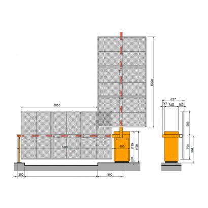 Шлагбаум электромеханический Automatic Systems BLG-76 фото 2