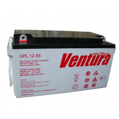 Аккумулятор Ventura GPL 12-65 фото 1