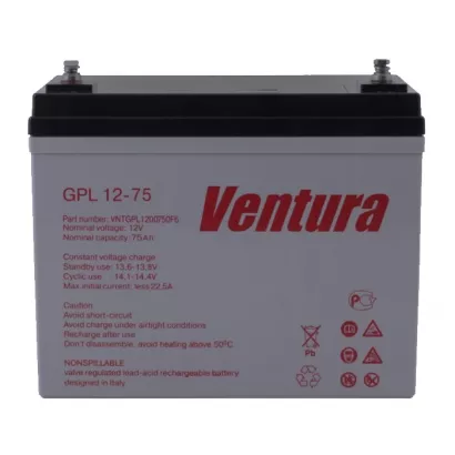 Аккумулятор Ventura GPL 12-75 фото 1