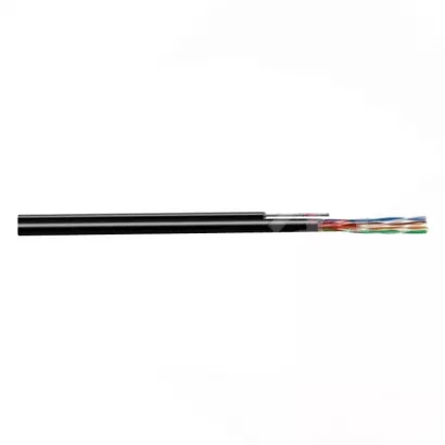 Rexant UTP 4PR 24AWG CAT5e OUTDOOR + ТРОС*1 (305 м) фото 1