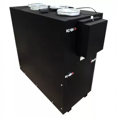 Zenit 350 Heco E 1.5 кВт Steel вентиляционная приточно-вытяжная установка с рекуперацией тепла и сохранением влаги фото 1