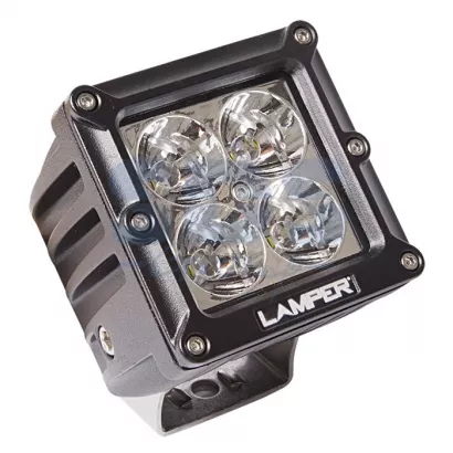 Lamper Светодиодная фара поворотная квадратная 12W фото 1