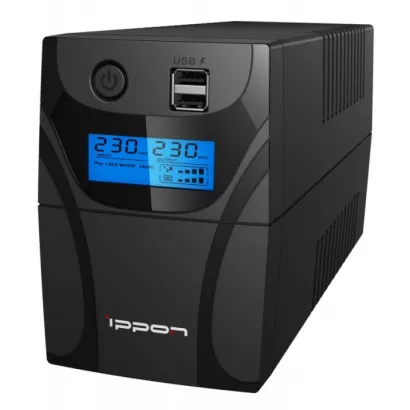 ИБП Ippon Back Power Pro II 500 300Вт 500ВА Черный фото 1
