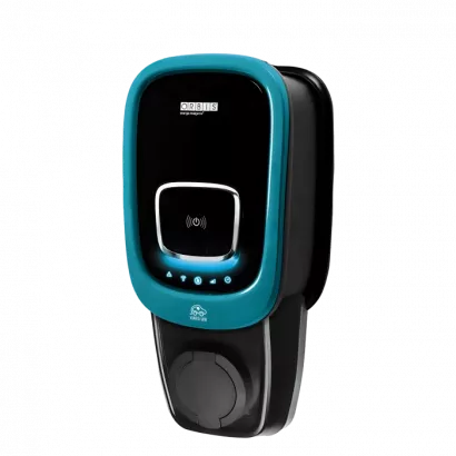 Зарядная станция Orbis VIARIS UNI BT2 230V однофазная 7,4 кВт с розеткой T2 с затвором фото 1