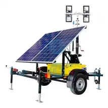 Передвижная осветительная установка на солнечных батареях ПОУ 4*50LED -6.0М-SB фото